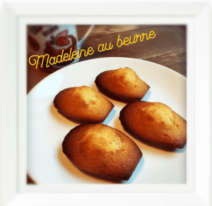 Madelaines au beurre